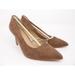 A New Day Women's Gemma Wide Pointed Toe Pumps - Coffee Bean 9.5W Size 9.5 Wide