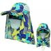 Fishing Outdoor Sun Hat With Removable Neck Face Flap,UPF 50+ UV Sun Protection Bucket Cap,Mesh Hat,Wide Brim Sun Hat