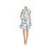 Tory Burch Womens Cotton Floral Print Shirtdress