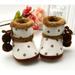 Newborn Baby Boys Girls Winter Boots Soft Bottom Baby Moccasin Warm Boots Non-slip Booties For Baby Girls