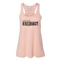 Vintage 1975, 45th Birthday, Born In 1975, Soft Bella Canvas, Sublimation, 45 Years Old, 45 Tank, 1975 Tank Top, Racerback, Birthday Gift, Peach, LARGE