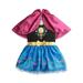 Disney Frozen Princess Anna Toddler Girls Costume Cosplay Dress Hooded Cape 5T