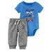 Carters Infant Boys Cars Derby Champ Baby Outfit Bodysuit & Jogger Pants