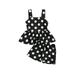 Summer Kids Baby Girls 2pc Outfit Set Sleeveless Polka Dot Vest Tops+Shorts Set