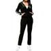 MintLimit Womens Sports Outfits Set 2 Piece Tracksuits Workout Sweatsuits Long Sleeve Hoodie Sweatshirt Black XXL