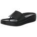 Womens Donald J Pliner Fifi Platform Thong Slide Sandals - Black