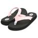 Floopi Womens Comfort Yoga Mat Neoprene Thong Flip Flop Sandals (6, Pink-525)
