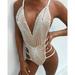 Women Swimwear One-Piece Swimsuit Straps Backless Monokini Push Up Bikini