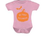 Tstars Boys Unisex Halloween Party Shirt Birthday My First Halloween Baby Outfit Cute Pumpkin Baby Shower Day of the Dead Spooky Trick or Treat Funny Humor Gifts Infant Baby Bodysuit