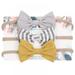 Pack of 3 Baby Girl Lace Stretch Rabbit Crown Star Elastic Headband Molding Hair Band Accessories