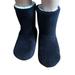 LUXUR Unisex Slipper Boots Fur Lined Winter Warm Thermal Ankle Bootie Shoes