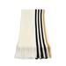 Gueuusu Men Autumn/Winter Casual Wrap Vertical Stripe Cotton Warm Long Knit Scarf