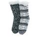Cuddl Duds Sherpa Lined Cabin Sock Set 2 NEW A344017