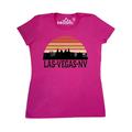 Inktastic Las Vegas Nevada Skyline Retro Adult Women's T-Shirt Female