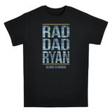 Personalized Rad Dad T-Shirt - XL - Light Plaid - Navy