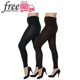 Women's 2 Pack Isadora Footless Extra Thick Tights with Spandex