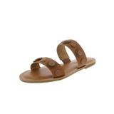 Lucky Brand Womens Adalyn Leather Flat Flat Sandals