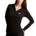 New Mexico State Aggies Antigua Women's Exceed Long Sleeve Polo - Black