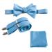 Mens Self-tie Bow Tie Adjustable Stretch Suspender and Pocket Square Set Â Â