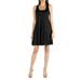 24/7 Comfort Apparel Women's Sleeveless A Line Fit and Flare Skater Dress