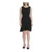 Tommy Hilfiger Womens Ruffle Hem Party Fit & Flare Dress