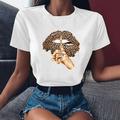 Medcursor Women Tops Women's fashion casual tops summer fun printed short-sleeved T-shirt pullover