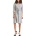 Dkny Womens Striped Shirt Dress