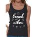 Awkward Styles Beach Vibes Tank Top for Women Beach Tank Summer Workout Clothes Women's Beach Sleeveless Shirt Vacation Shirts for Women Beach Party Gifts for Her Cute Gifts for Summer Vacay Tank Top
