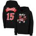 Vince Carter Toronto Raptors Mitchell & Ness Youth Hardwood Classics Name & Number Pullover Hoodie - Black