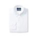 BUTTONED DOWN Men's Tailored Fit Button-Collar Solid Non-Iron Dress Shirt (No Pocket), White, 15.5" Neck 33" Sleeve