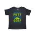 Inktastic Miniature Golf Master Born To Putt Toddler Short Sleeve T-Shirt Unisex Black 3T