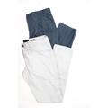 Pre-ownedJ Crew Men's Hook Closure Casual Pants Cotton Gray Beige Size 32 Lot 2