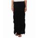 Women's Maxi Skirt Deep Jersey Peasant Pull-On XS