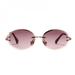 Outdoor Cycling Sunglasses Women Fashion Sunglasses Small Frame Clear Lens Sunglasses Hexagon Metal Frame