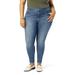 Signature by Levi Strauss & Co. Women's Plus Simply Stretch Shaping High Rise Super Skinny Jeans