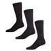 MeMoi Men's Cotton Blend Argyle Crew Socks 3-Pack 10-13 / Black