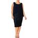 SLNY Womens Plus Lace Sequined Special Occasion Dress