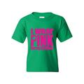 Wear Pink For Brother Fight Cancer Unisex Youth Kids T-Shirt Tee