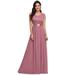 Ever-Pretty Women's Party Dress Long Bridesmaid Dress for Wedding 00646 Orchid US20