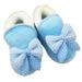 Baby Girls Cozy Bowknot Shoes Toddler First Walker Warm Winter Boots Soft Sole Prewalker Footwear Crib Soft Bottom Winter Warm Anti-slip Shoes