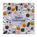 Halloween Bandana, Scary Symbols and Candies, Unisex Head and Neck Tie, by Ambesonne