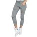 Sexy Dance Women Skinny Ripped Capri Trousers Pants Destroyed Denim Legging Pants Casual Slim Fit Crap Bottom Pants