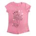 Disney Princess Toddler Girls Pink Ariel Little Mermaid Valentines Shirt