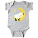 Inktastic Cute Sheep Sleeping On The Moon, White Sheep, Star Infant Short Sleeve Bodysuit Unisex