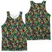 Rubiks Cube - Cube Stack (Front/Back Print) - Tank Top - XX-Large