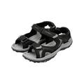 Orlimar Men's 7 Cleat Hook and Loop Closure Golf Sandal, 11 Medium Black/Gray -