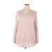 Pre-Owned Suzanne Betro Women's Size 1X Plus Long Sleeve Top