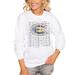 Wisconsin Eau Claire Blugolds Women's Bold Type Perfect Pullover Sweatshirt - White