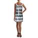 Vince Camuto Womens Sequined Stripe Tank Dress