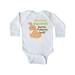 Inktastic Hearing Impaired but I'm Trying my Best Cute Brown Bunny Infant Long Sleeve Bodysuit Unisex